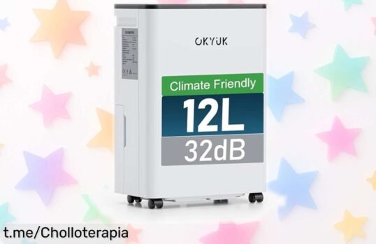 Deshumidificador 12L con indicador digital, precio rebajado que vuela: ¡transforma tu hogar en un oasis seco y fresco! Date prisa, esta oferta no espera a nadie.