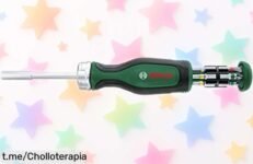 Destornillador de carraca Bosch con 12 puntas a precio rebajado: ¡llevátelo ya y disfruta de su potencia antes que se agote!