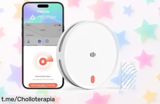 Detector de humo smart Meross con doble sensor óptico, ¡ofertón rebajado para cuidar lo que amas! No te quedes sin el tuyo antes de que se agoten.