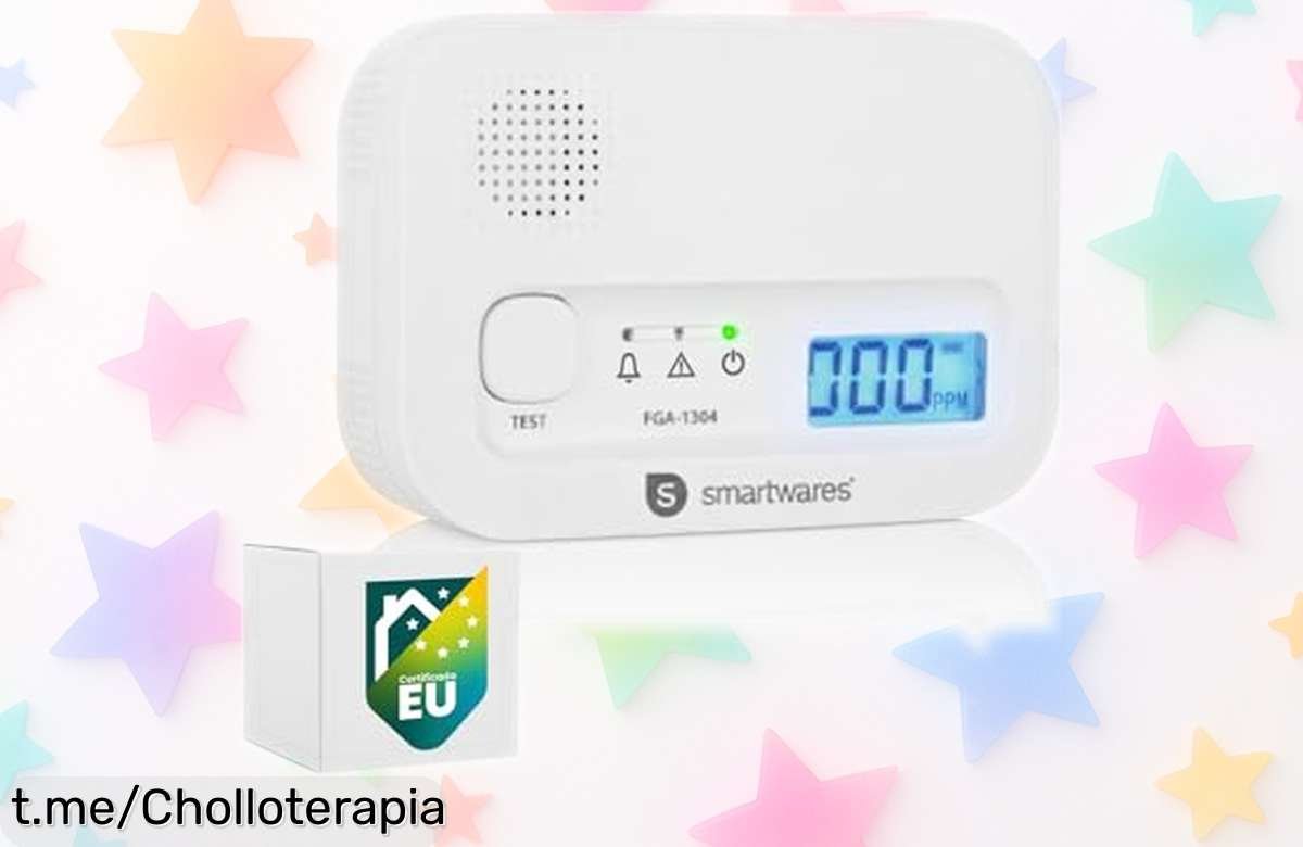 Detector de monóxido de carbono Smartwares con sensor por 10 años: ¡precio rebajado, oferta increíble y protección para tu familia que no puedes dejar pasar!