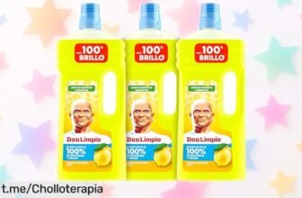 Detergente líquido para baño Don Limpio 1.5L en paquete de 3, limpieza brillante y sin goteos. Aprovecha ya este super chollo y transforma tu baño en un lugar reluciente de alegría.
