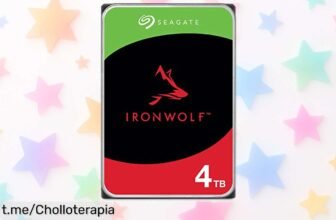 Disco duro Seagate IronWolf de 4TB: potencia y silencio a un precio rebajado por tiempo limitado. ¡Aprovecha esta oportunidad única y guarda tus datos con tranquilidad ya mismo!