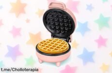 Disfruta de tus gofres perfectos con la mini gofrera SNAILAR, ¡ahora a precio rebajado! No pierdas la oportunidad de un desayuno feliz y delicioso, adquiere la tuya ya mismo.