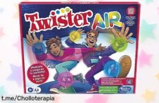 Diviértete como nunca con el juego Twister Air de Hasbro y su app, ¡ahora a un precio rebajado para que tus fiestas sean épicas! No te lo pierdas, la diversión llama.