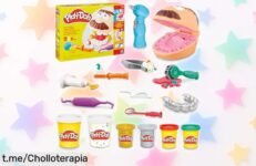 Diviértete creando sonrisas con el dentista bromista de PlayDoh, ahora a un precio rebajado. ¡No pierdas la oportunidad de risas y creatividad en casa!