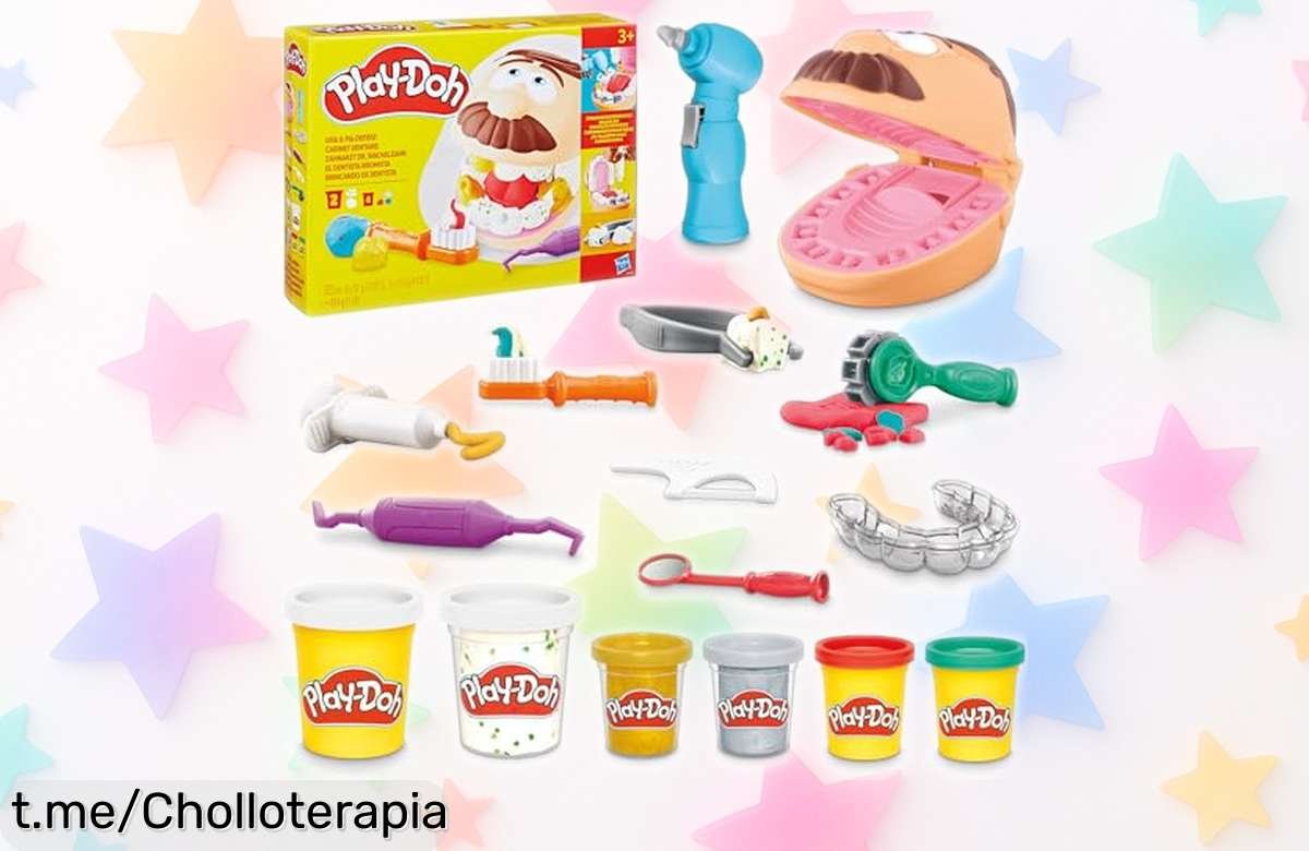 Diviértete creando sonrisas con el dentista bromista de PlayDoh, ahora a un precio rebajado. ¡No pierdas la oportunidad de risas y creatividad en casa!