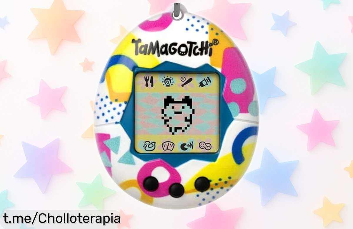 Diviértete cuidando tu Tamagotchi Bandai con diseño clásico a precio rebajado, ¡una mascota virtual que te llenará de sonrisas y está volando de las estanterías!
