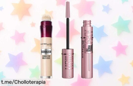 Doble máscara de pestañas Maybelline y corrector anti-ojeras Light: precio rebajado de locura, aprovecha este super chollo para deslumbrar con tu mirada ¡ya mismo!