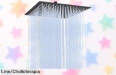 Ducha de lluvia grande y potente justo a tiempo para convertir tu baño en un spa, con precio rebajado ¡Aprovecha esta oportunidad antes de que se agoten!