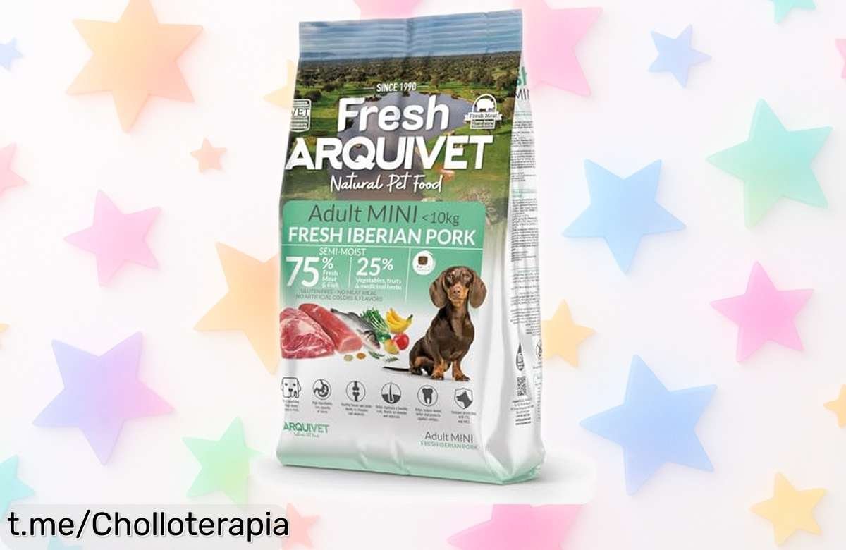 El mejor pienso semihúmedo para perros pequeños con 75% carne y pescado frescos; aprovecha este super chollo limitado antes de que desaparezca ¡y mima a tu amigo peludo!