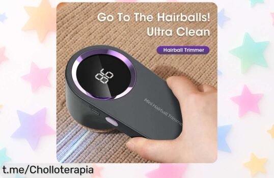 Eliminador de pelusas portátil con pantalla LED, rebajado a un precio loco: ¡deja tu ropa impecable al instante y dile adiós a las pelusas! Date prisa, esta oferta vuela.