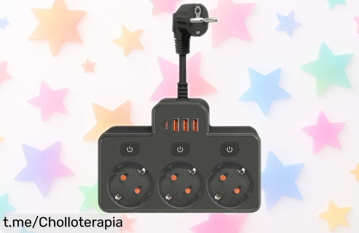Enchufe de pared con tapa y USB que te protege y ahora rebajado a precio muy bajo, no dejes pasar este super chollo para energizar tus dispositivos ¡Aprovéchalo ya!