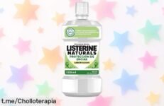 Enjuague bucal Listerine Naturals sin alcohol a precio rebajado, protege tus encías y elimina la placa: ¡sonrisa fresca asegurada con este super chollo que no querrás perderte!