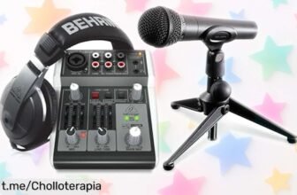 Equipo todo en uno Behringer PODCASTUDIO USB para grabar como un pro desde casa, sonido nítido y control total a precio rebajado, ¡aprovecha este super chollo antes de que se agote!