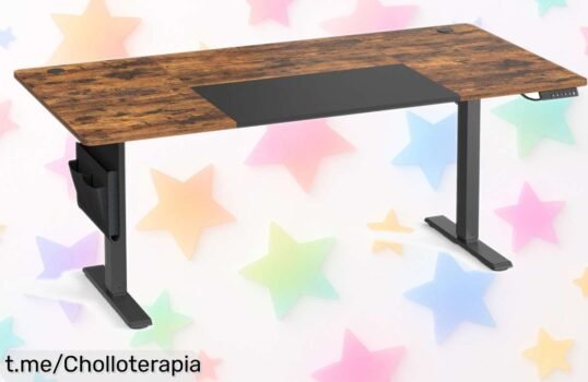 Escritorio eléctrico regulable SONGMICS de 180x80 cm con caída de precio impresionante, ¡aprovecha este super chollo y transforma tu espacio antes de que se agote!