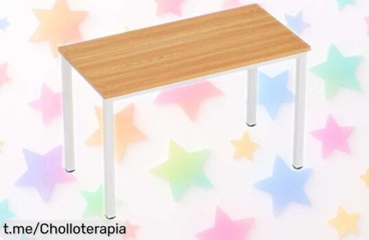 Escritorio para ordenador AuraCraft: mejora tu espacio de trabajo con un diseño robusto y montaje fácil; aprovecha este super chollo y siente la energía positiva todos los días.