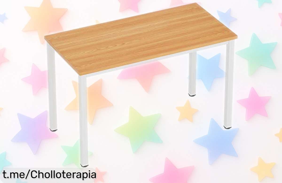 Escritorio para ordenador AuraCraft: mejora tu espacio de trabajo con un diseño robusto y montaje fácil; aprovecha este super chollo y siente la energía positiva todos los días.