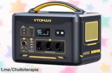 Estación de energía portátil VTOMAN a precio rebajado, carga 12 dispositivos y arranca tu coche ¡Aprovecha este super chollo antes de que se agote y mantén la energía siempre contigo!