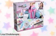Estación de scrapbooking 3 en 1 Canal Toys con más de 150 accesorios: ¡un super chollo para que los pequeños artistas desaten su creatividad! Corre, que vuelan las unidades.