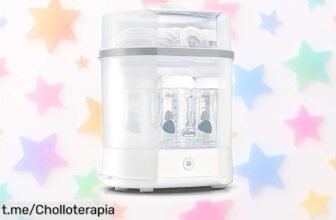 Esterilizador eléctrico Chicco que elimina el 99,9% de gérmenes en solo 5 minutos ¡Super chollo para cuidar a tu bebé! No te quedes sin él, aprovecha esta oportunidad única ahora.