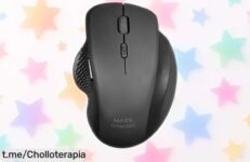 Experiencia de juego sublime con el ratón inalámbrico ergonómico Mars Gaming, totalmente adaptado para que te deslumbres y disfrutes sin límites. ¡No dejes pasar esta rebaja espectacular!