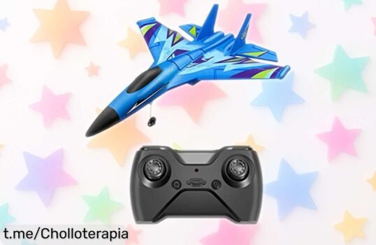 Experiencia inolvidable con el avión teledirigido RC 2.4GHz a precio rebajado, vuela como un piloto y siente la adrenalina de la aventura, ¡no te quedes sin el tuyo!