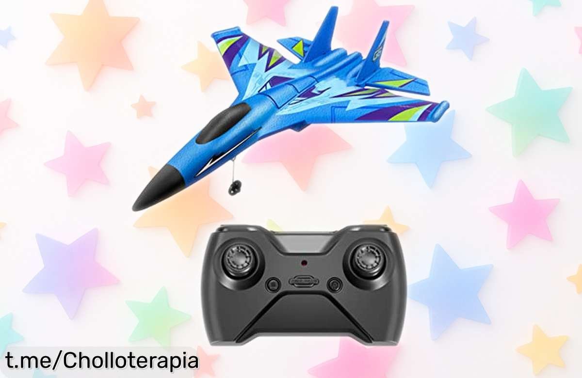 Experiencia inolvidable con el avión teledirigido RC 2.4GHz a precio rebajado, vuela como un piloto y siente la adrenalina de la aventura, ¡no te quedes sin el tuyo!