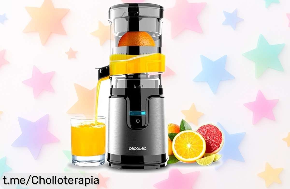 Exprime frescura al instante con el exprimidor eléctrico Cecotec, ¡precio rebajado que no se repite! Aprovecha esta oferta y saborea momentos deliciosos hoy mismo.
