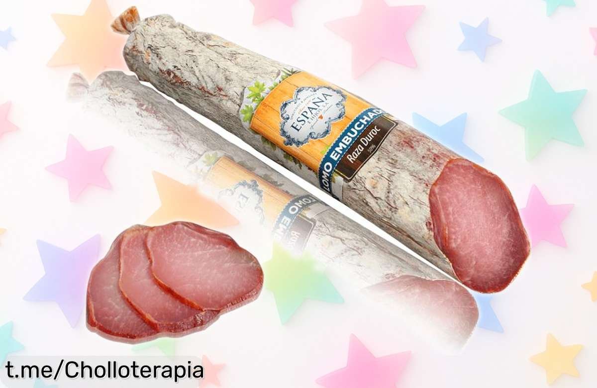 Exquisito lomo embuchado Gran Reserva España e Hijos 800 gramos a precio rebajado, una delicia que vuela ¡No pierdas esta oportunidad de saborear lo auténtico hoy!