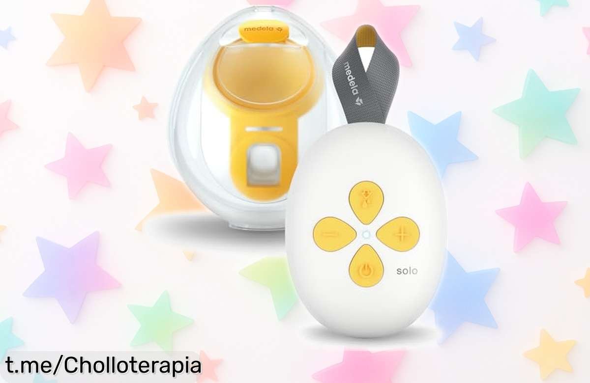 Extractor de leche eléctrico Medela Solo, ligero y manos libres: ¡aprovecha este precio rebajado y disfruta del máximo confort antes de que se acabe la oferta!