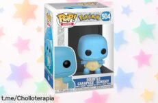 Figura Funko Pop Squirtle Pokémon, ¡super chollo con descuento brutal! No dejes pasar esta oferta limitada que alegrará tu colección y hará sonreír a cualquier fan.