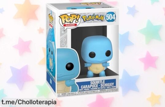 Figura Funko Pop Squirtle Pokémon, ¡super chollo con descuento brutal! No dejes pasar esta oferta limitada que alegrará tu colección y hará sonreír a cualquier fan.