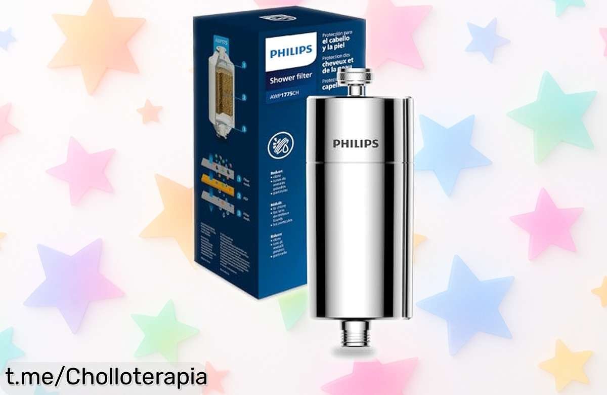Filtro de ducha Philips que reduce el cloro al 99% por un precio loco: aprovecha este ofertón limitado y cuida tu piel y pelo como nunca lo habías imaginado, ¡no te quedes sin el tuyo!