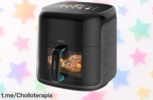 Freidora de aire Cecotec con grill y plancha, capacidad gigante a un precio rebajado que no podrás ignorar. ¡Cocina como chef y disfruta sabores únicos ahora!