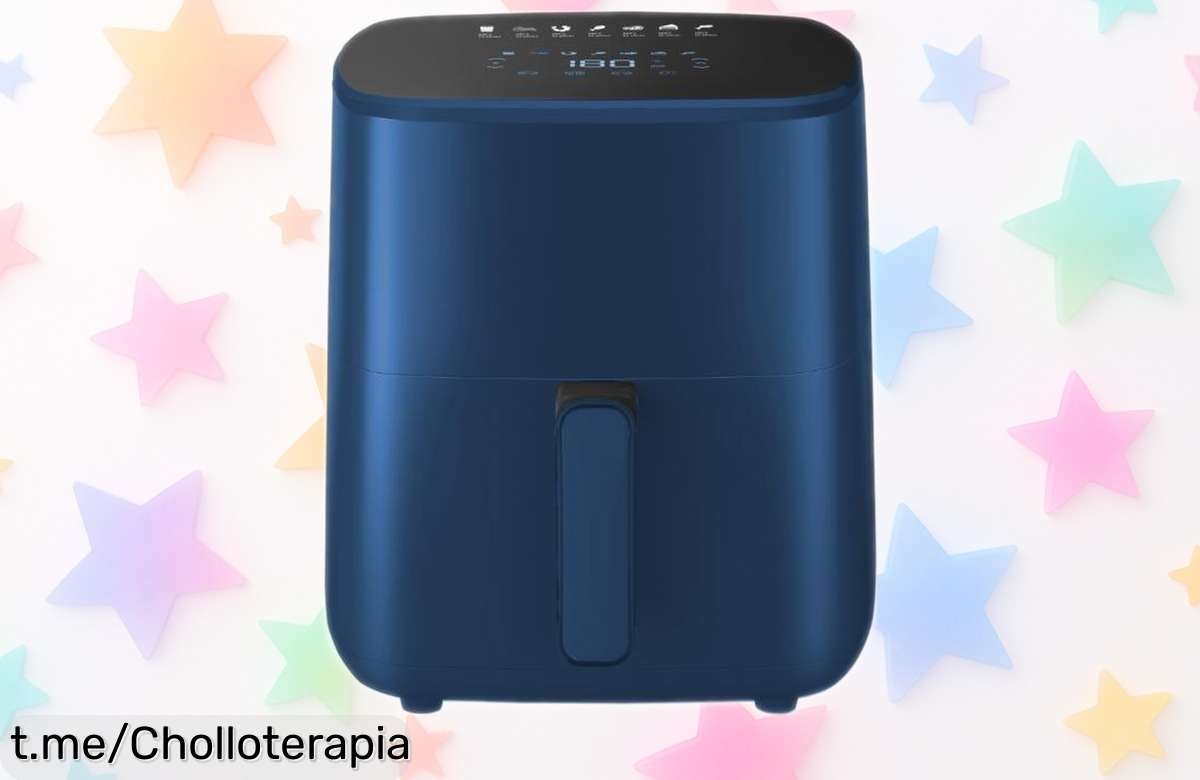 Freidora de aire MyWave 5L con 7 funciones a precio rebajadísimo, un ofertón que hará tus comidas más sanas y deliciosas. No te quedes sin la tuya ¡corre que vuelan!