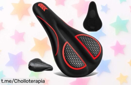 Funda de sillín Auvstar con gel, antideslizante e impermeable: caída de precio increíble para que disfrutes cada ruta sin preocupaciones. ¡Aprovecha este super chollo ahora!