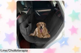 Funda para asiento de coche impermeable Oxford 600D, con bolsillo y precio rebajado que no podrás dejar escapar ¡Haz feliz a tu peludo mientras viajas tranquilo!
