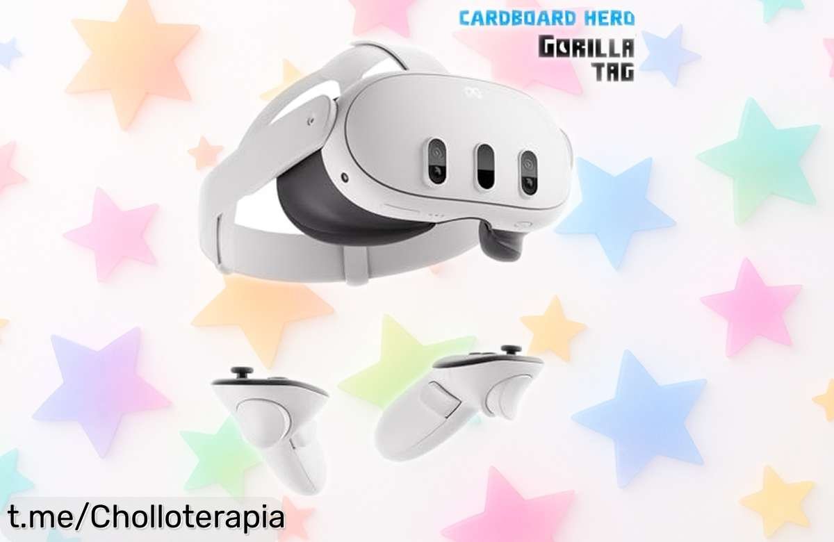 Gafas de realidad mixta Meta Quest 3, el super chollo que necesitas para vivir experiencias impresionantes; ¡aprovecha el descuento brutal antes de que se acaben!