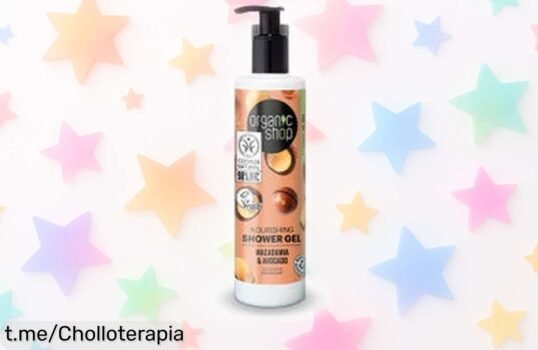 Gel de ducha nutritivo Organic Shop rebajado, cuida tu piel con cada gota y siente el mimo en tu ducha, ¡aprovecha este super chollo antes que se acabe!