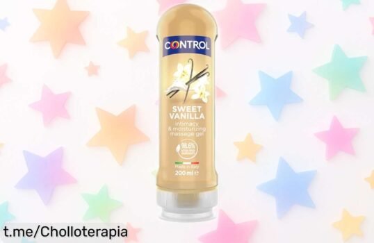 Gel de masaje corporal sabor vainilla Control Gel Madagascar Sweetness, ¡ofertón irresistiblemente dulce para encender la pasión! Aprovecha esta caída de precio antes que se agote.