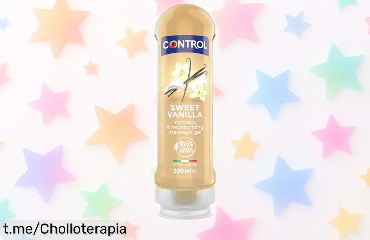 Gel de masaje corporal sabor vainilla Control Gel Madagascar Sweetness, ¡ofertón irresistiblemente dulce para encender la pasión! Aprovecha esta caída de precio antes que se agote.