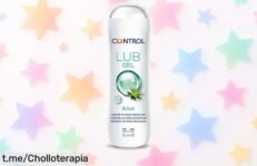 Gel lubricante con aloe y aroma a jazmín, perfecto para disfrutar al máximo tus momentos más frescos y seguros. ¡Aprovecha este super chollo antes que se acabe!