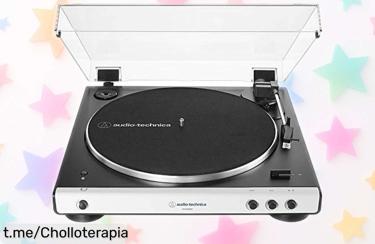 Giradiscos automático AudioTechnica con Bluetooth a precio rebajado: disfruta de tus vinilos sin líos y dale ritmo a tu día. ¡Aprovecha este super chollo ya!