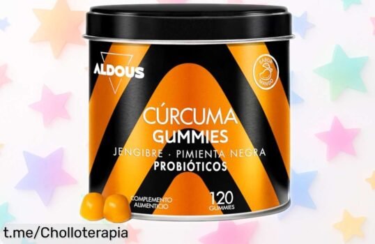 Gominolas de cúrcuma con jengibre: super chollo delicioso a precio rebajado, ¡disfruta su sabor natural y mejora tu digestión antes de que se agoten! No te lo pierdas.