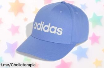 Gorra adidas unisex azul con ajuste fácil y diseño top, ¡super chollo que no podrás dejar escapar! Aprovecha el precio rebajado y luce genial bajo el sol.