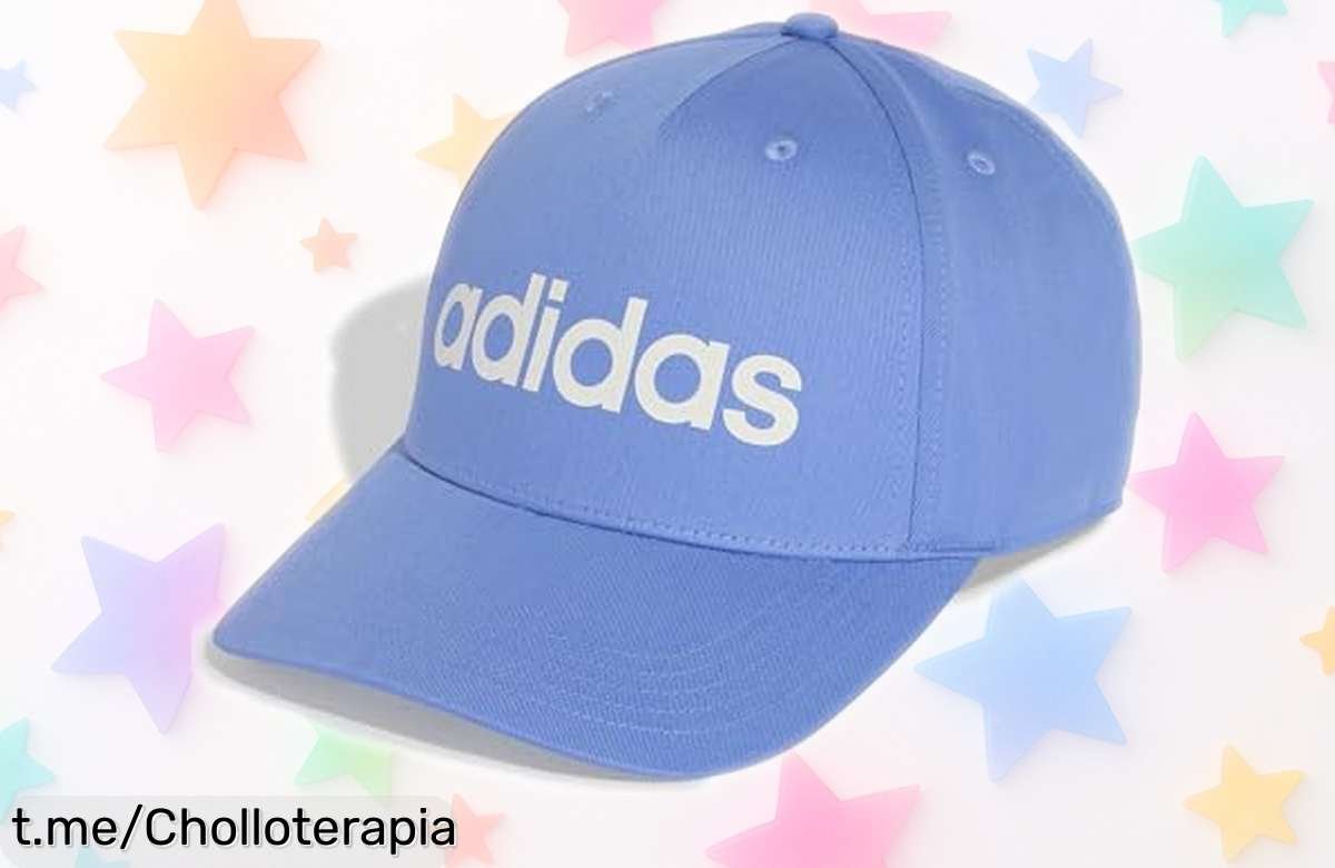 Gorra adidas unisex azul con ajuste fácil y diseño top, ¡super chollo que no podrás dejar escapar! Aprovecha el precio rebajado y luce genial bajo el sol.