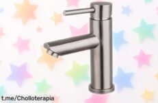 Grifo monomando Essir en acero inoxidable, diseño moderno y resistencia única a un precio loco que no puedes dejar pasar. ¡Aprovecha ahora y renueva tu baño antes de que se acaben!