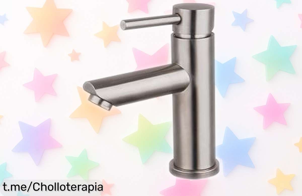 Grifo monomando Essir en acero inoxidable, diseño moderno y resistencia única a un precio loco que no puedes dejar pasar. ¡Aprovecha ahora y renueva tu baño antes de que se acaben!