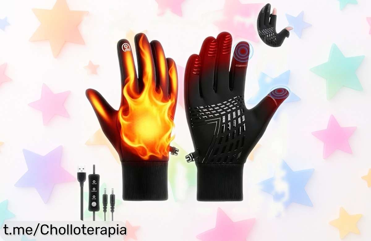 Guantes USB calentitos con 3 niveles para no pasar frío jamás, ahora a un precio rebajado de locura ¡Aprovecha y disfruta del placer de tener las manos siempre cálidas!