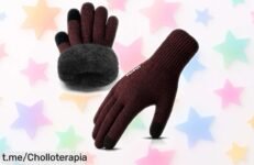 Guantes térmicos de invierno Rahhint para que uses tu móvil sin frío, con un precio rebajado irresistible. ¡No dejes escapar esta oportunidad y mantén tus manos cálidas ahora!